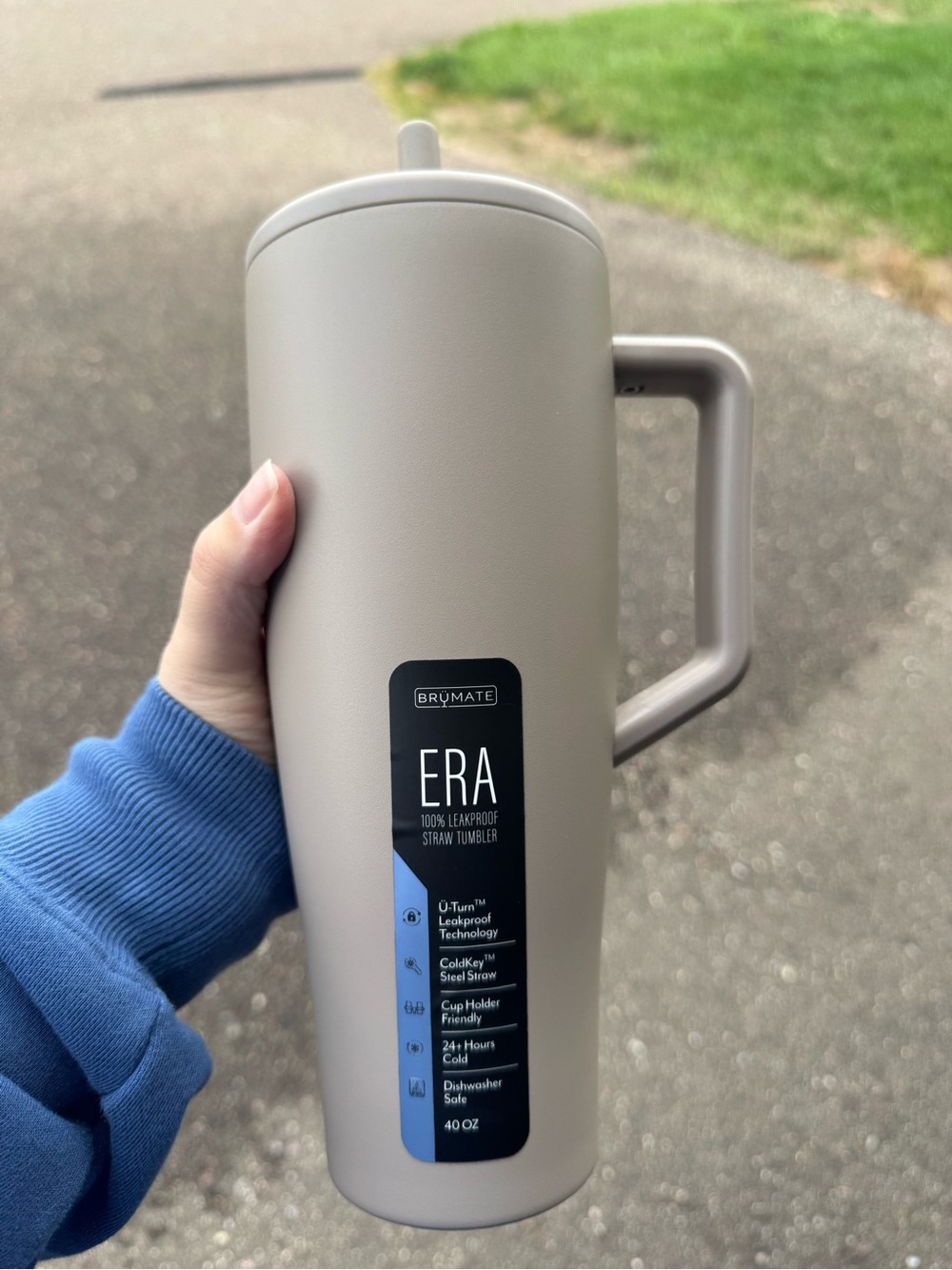 Brumate ERA 40oz Leakproof Straw Tumbler - Beige